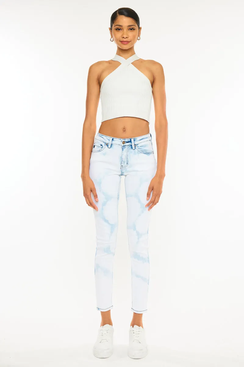 Ezra Mid Rise Super Skinny Jeans