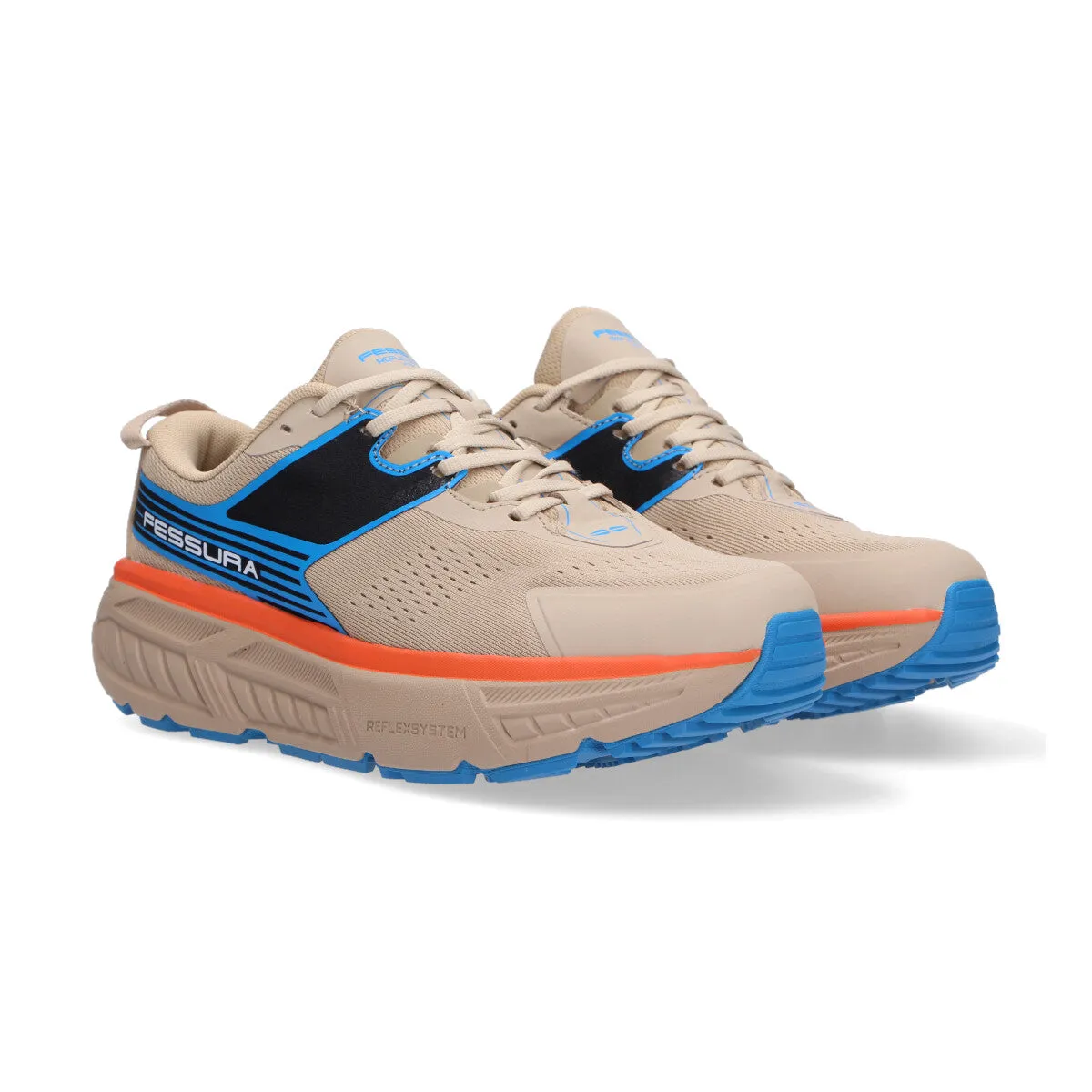 Feessura sneaker VTR-E15 beige blu arancio