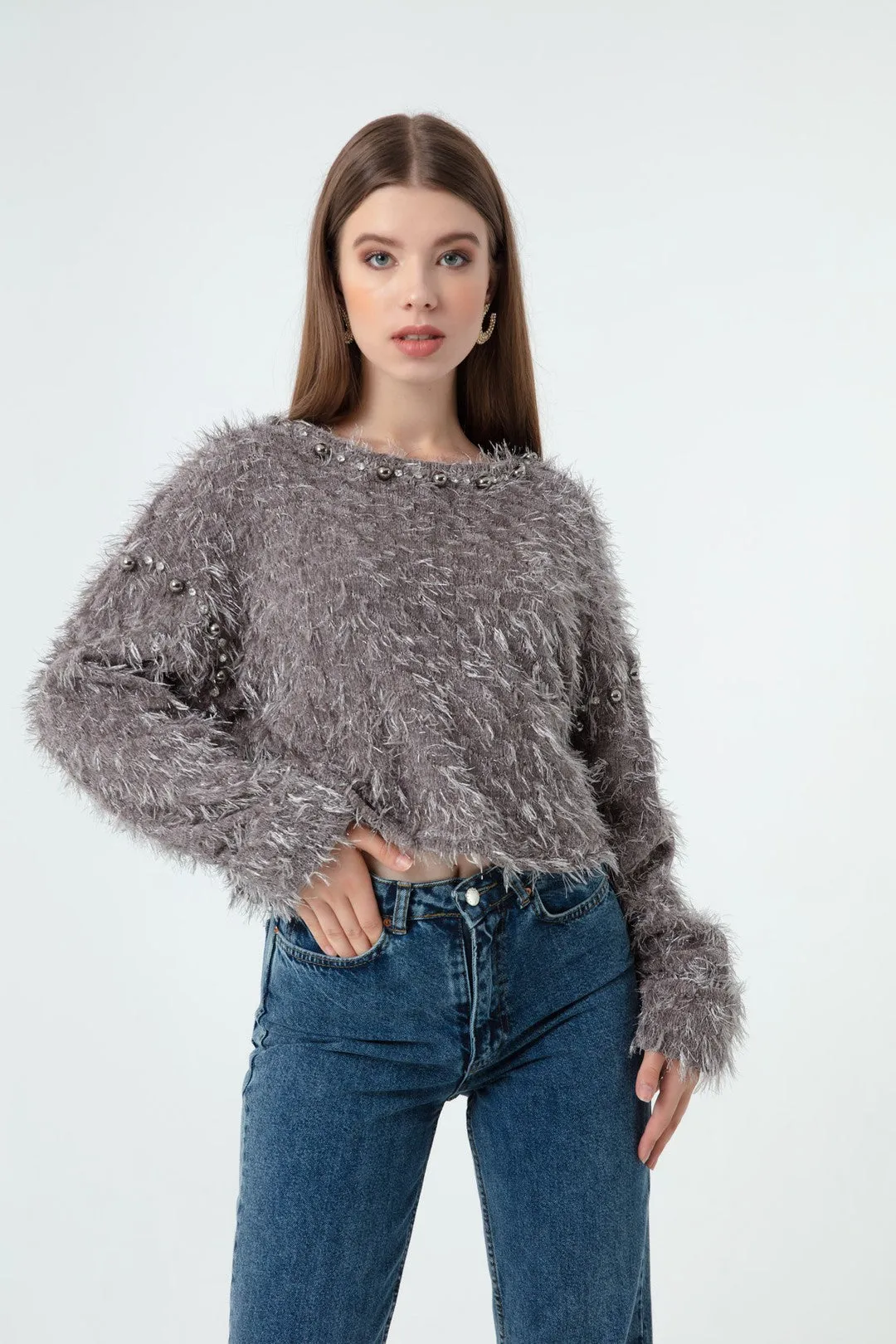 Female Furry Simli Sweater