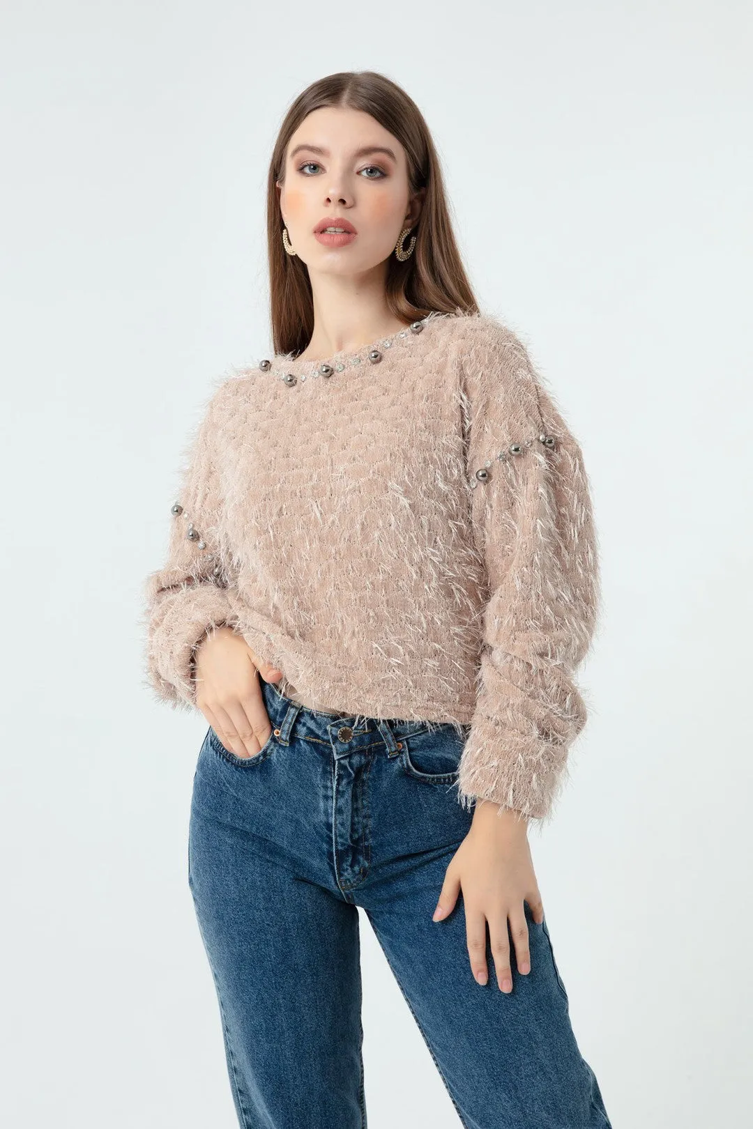 Female Furry Simli Sweater