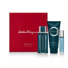 Ferragamo Intense Leather By Salvatore Ferragamo 3-Piece Gift Set 3.4 oz