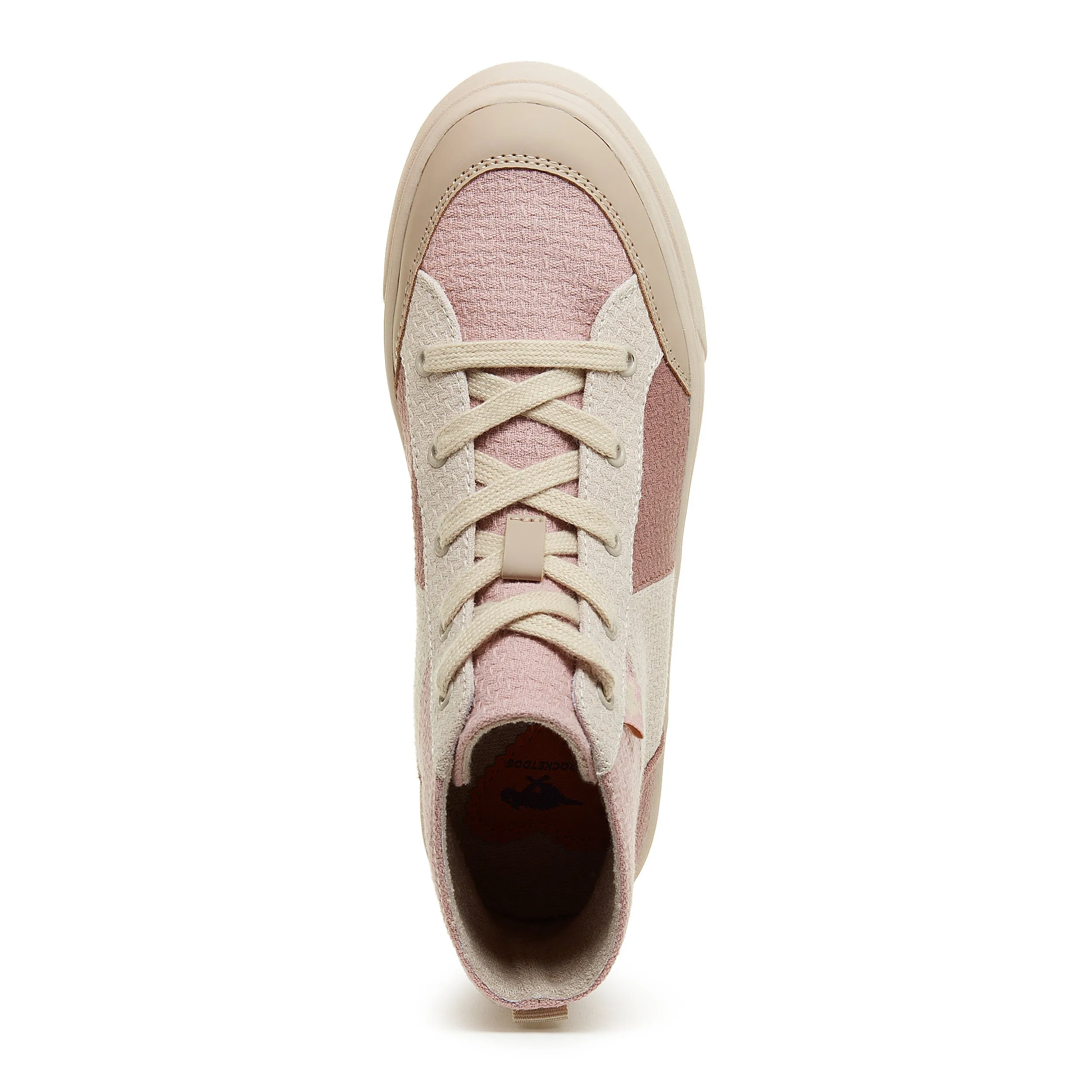 Flair Pink Patchwork Platform Sneaker