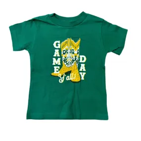 'Game Day Y’all' Boots Graphic T-Shirt | Green and Gold