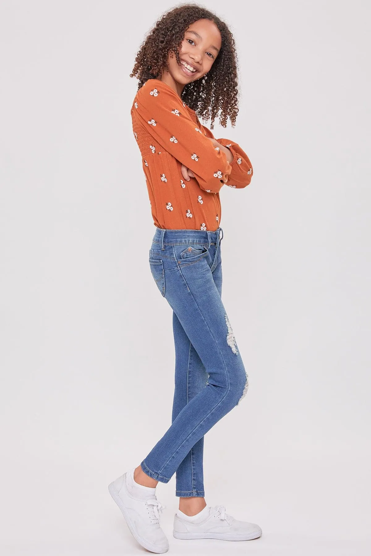 Girls Sustainable WannaBettaFit Skinny Jeans