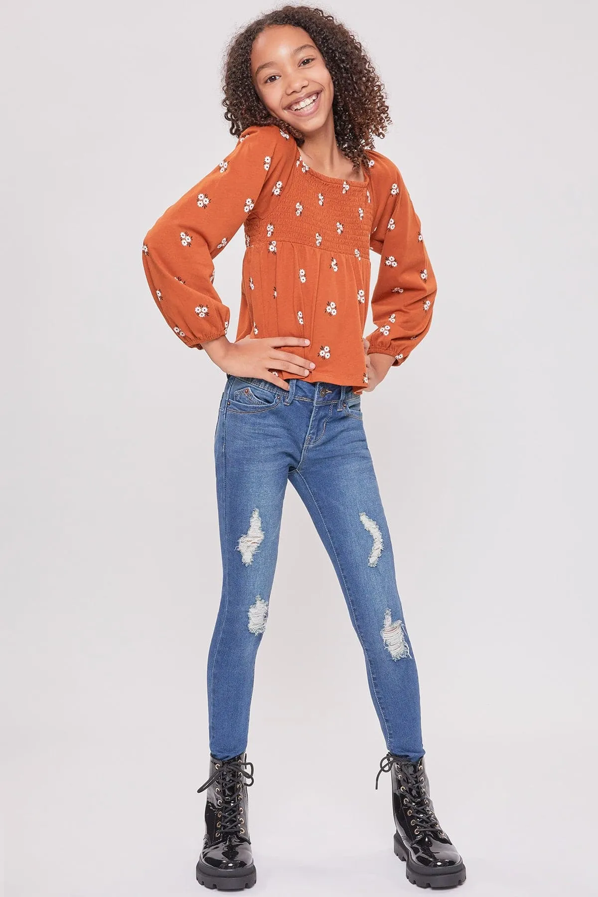 Girls Sustainable WannaBettaFit Skinny Jeans