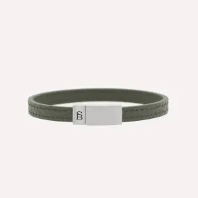 Grady Leather Bracelet Grey