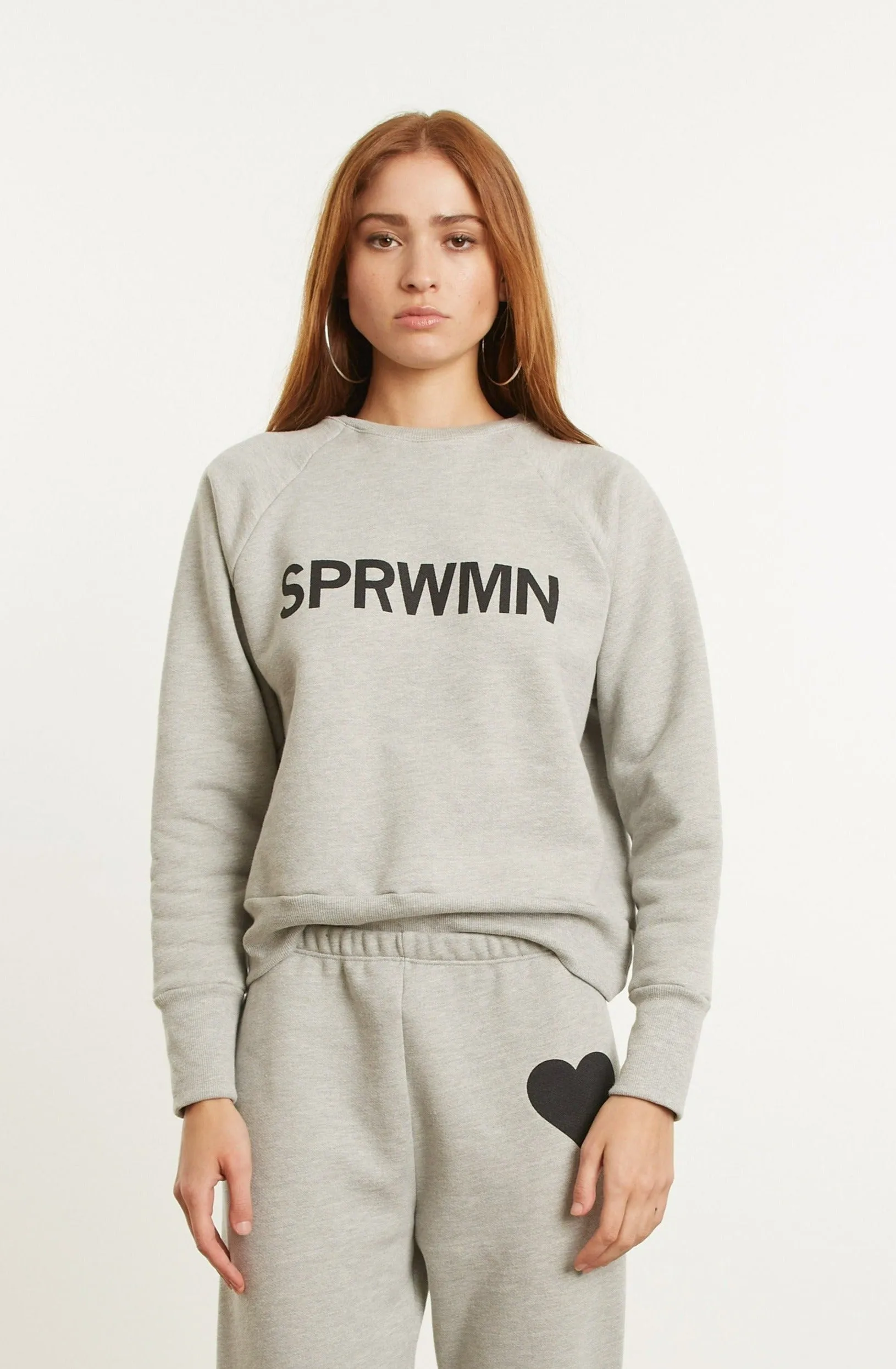 Heather Grey Raglan Sweater