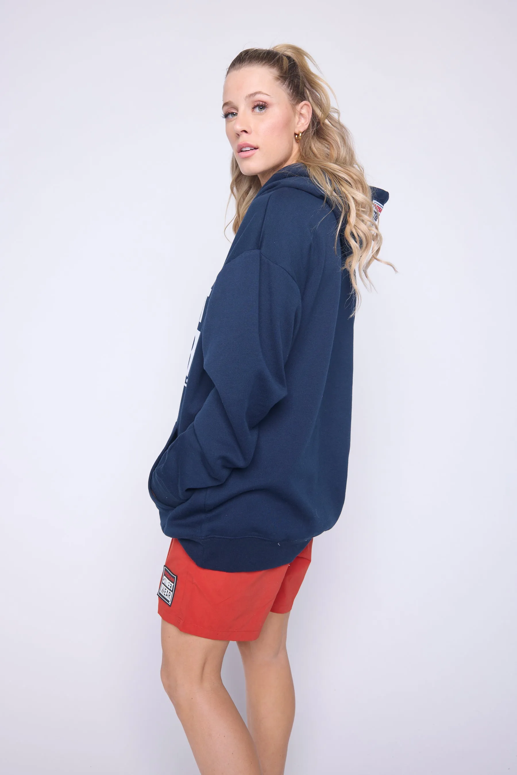 Iconic Logo Hoodie - Navy