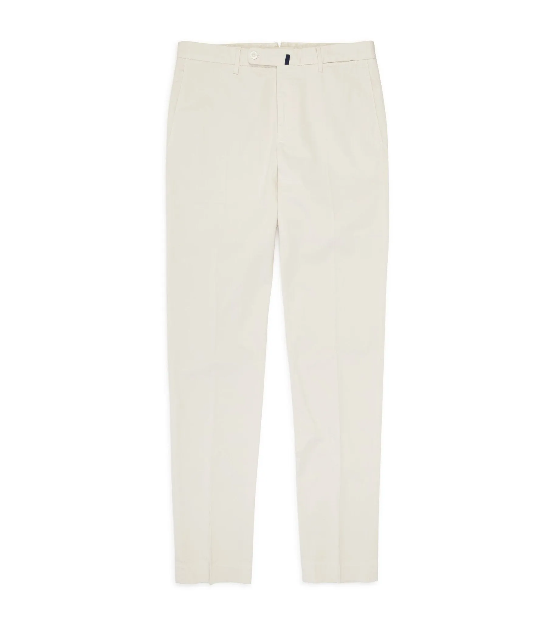 Incotex Royal Batavia Regular Cotton Trousers: Cream