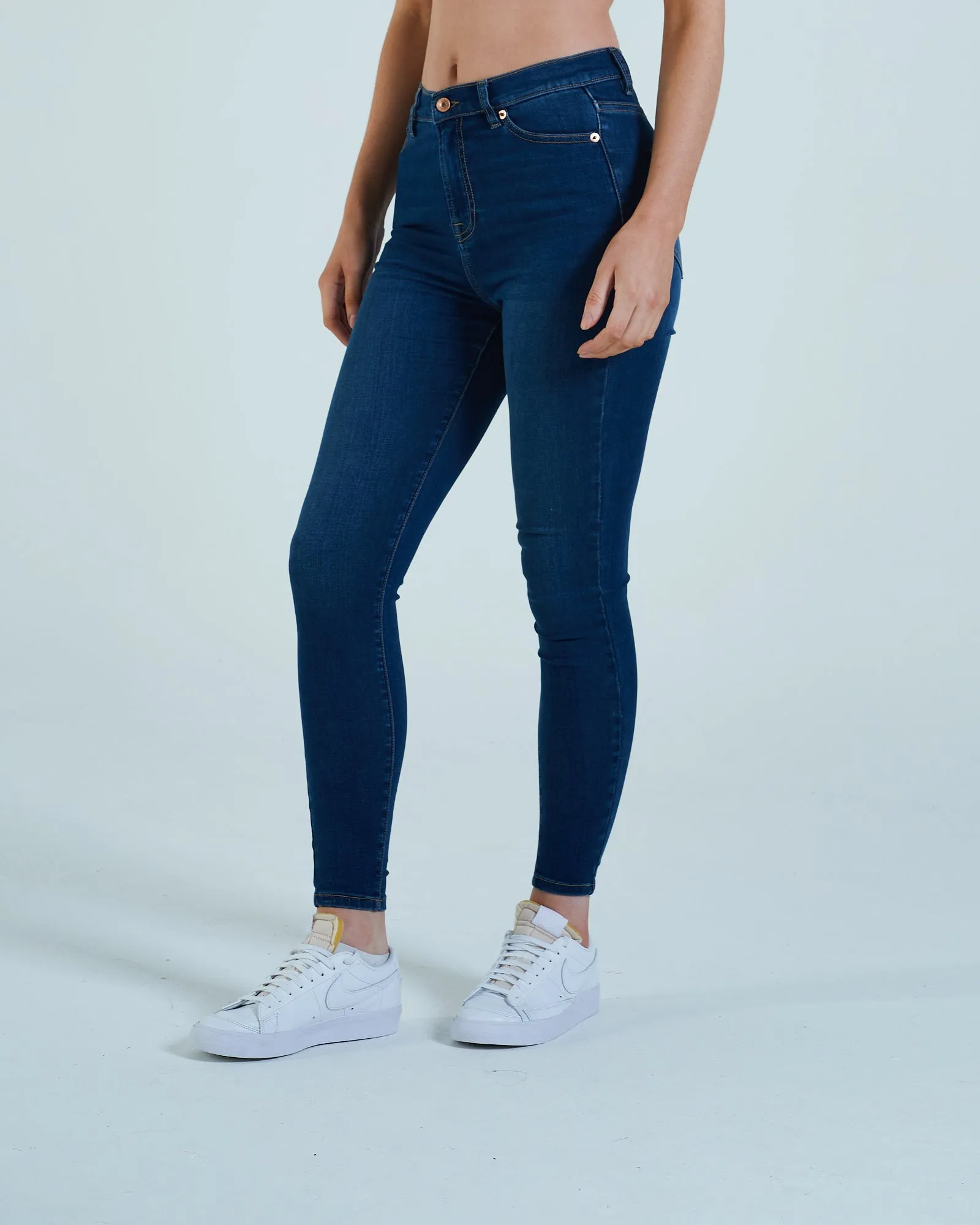 Jessica Hr Skinny Medium Blue Wash