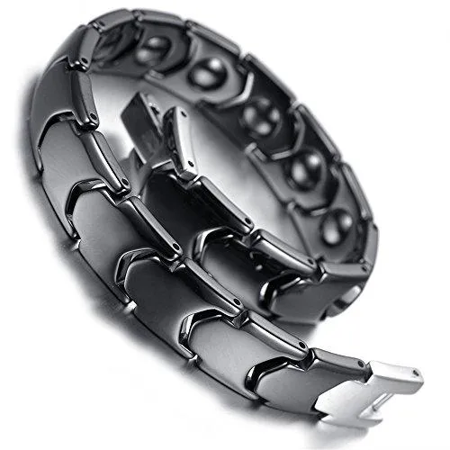 Jewelry Men Tungsten Bracelet Black