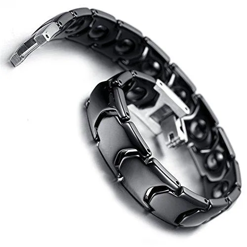 Jewelry Men Tungsten Bracelet Black