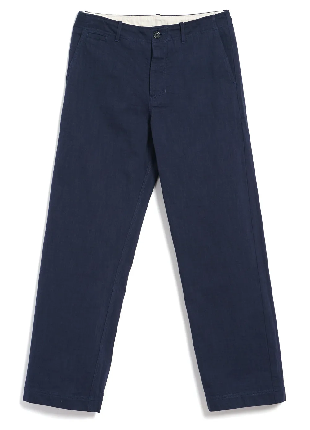 KELD | Straight Legs Work Trousers | Navy Slub