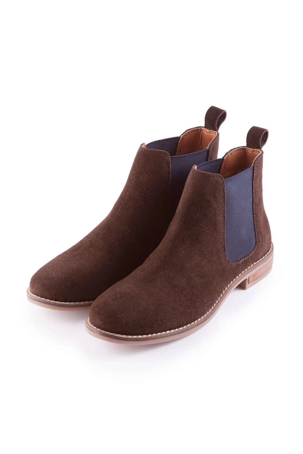 Ladies Suede Chelsea Boots - Kirby