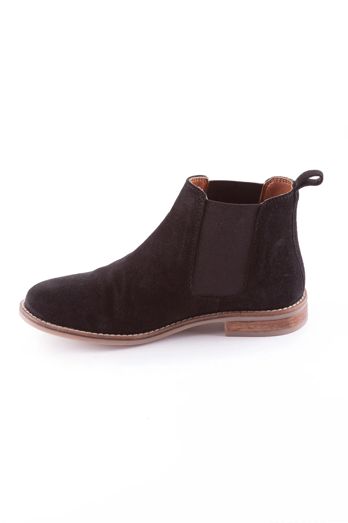 Ladies Suede Chelsea Boots - Kirby