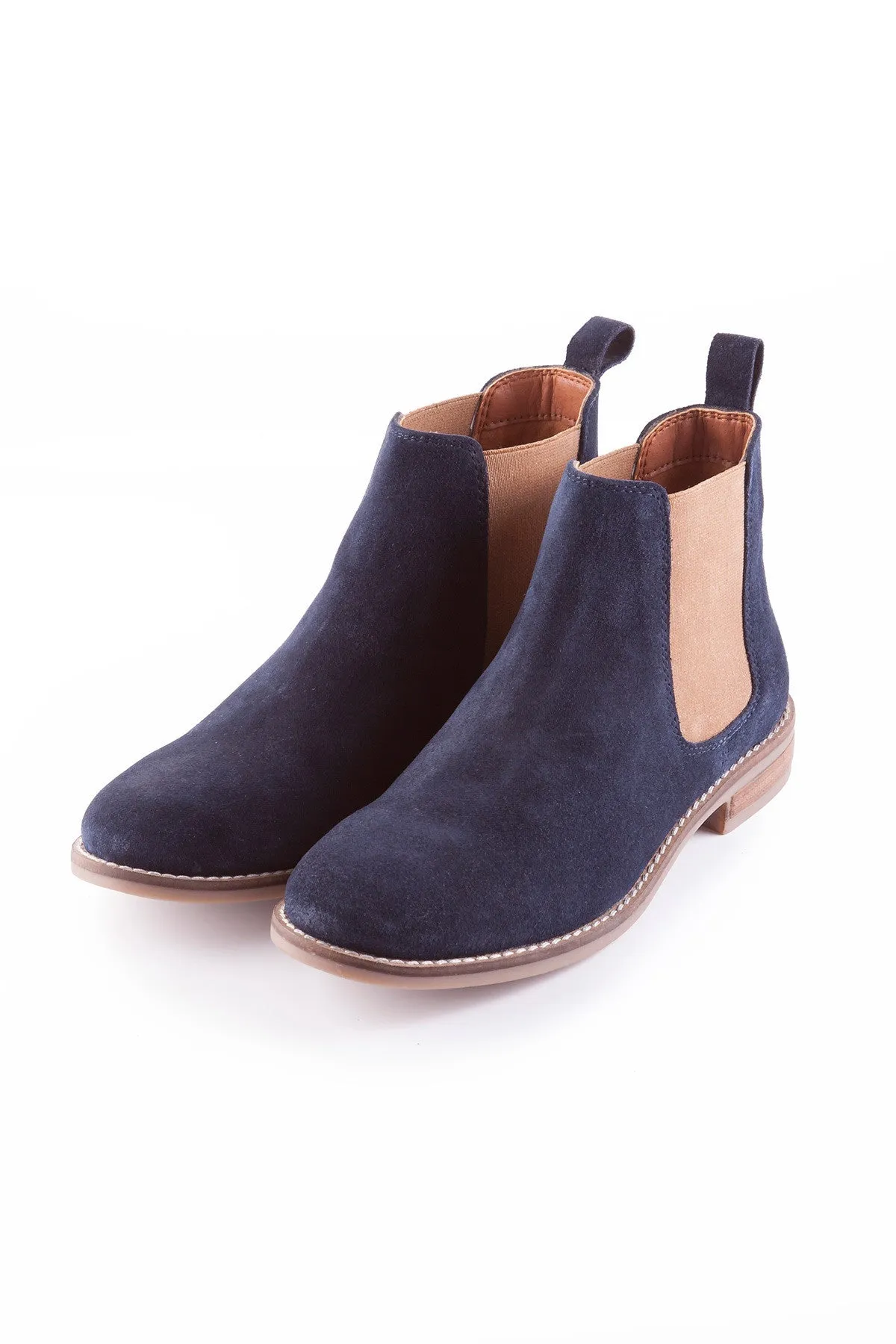 Ladies Suede Chelsea Boots - Kirby