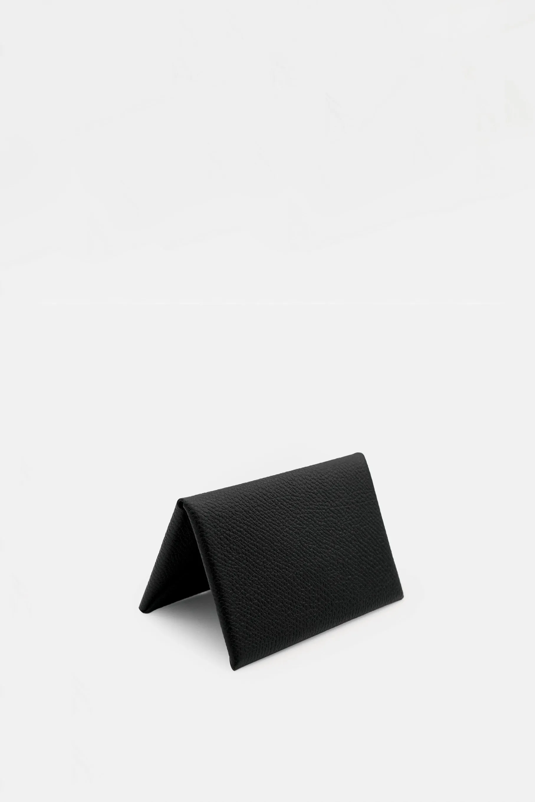 Leather Card Holder, Black