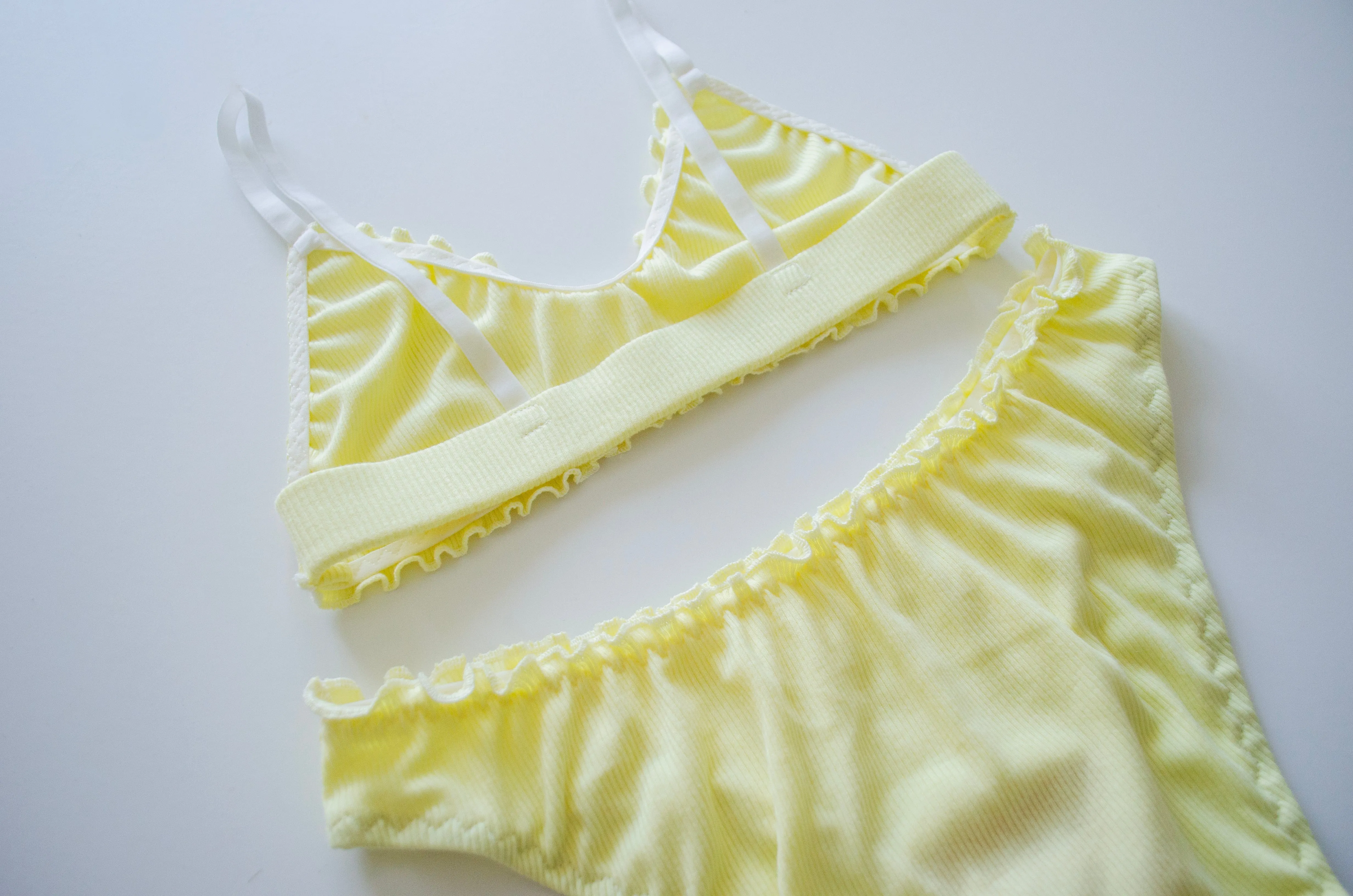 Lemon Cotton Bralet