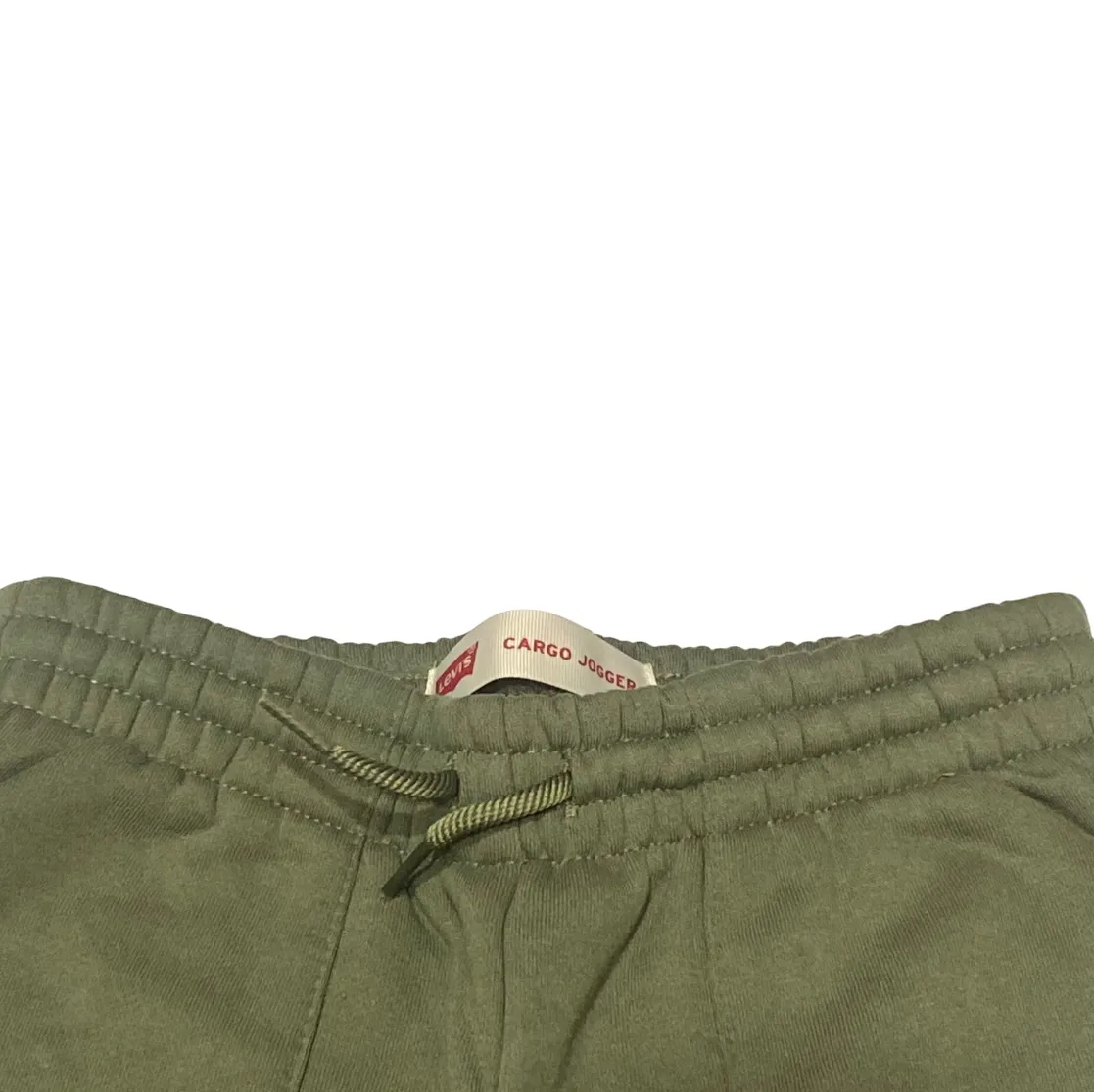 Levi's Kids boys' sports trousers with big pockets 9EJ211-E6U olive