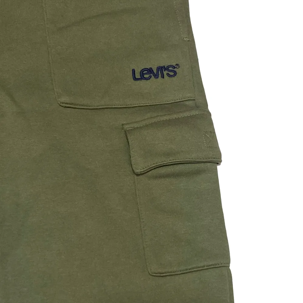 Levi's Kids boys' sports trousers with big pockets 9EJ211-E6U olive