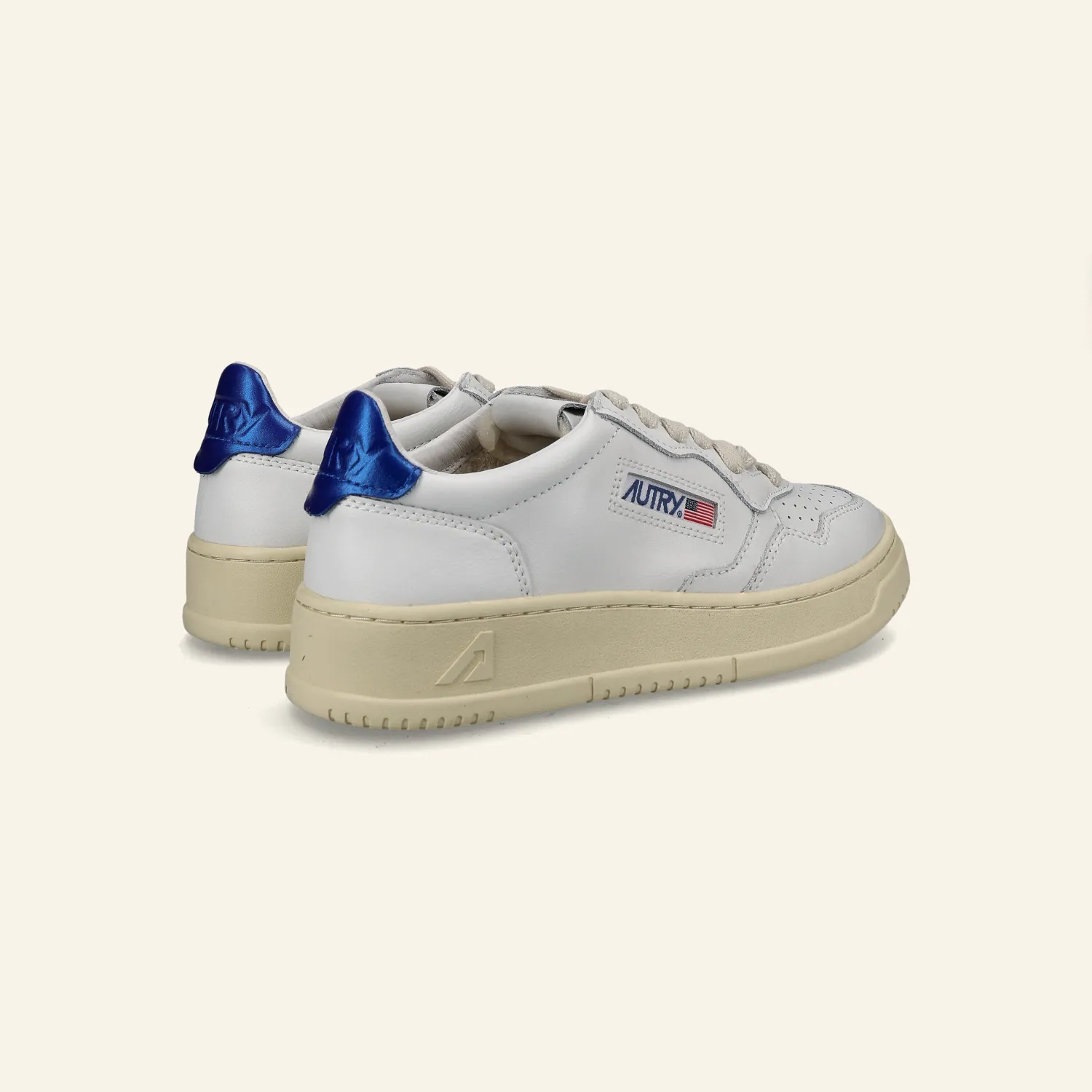 LOW SNEAKER 80's |  White/ Blue