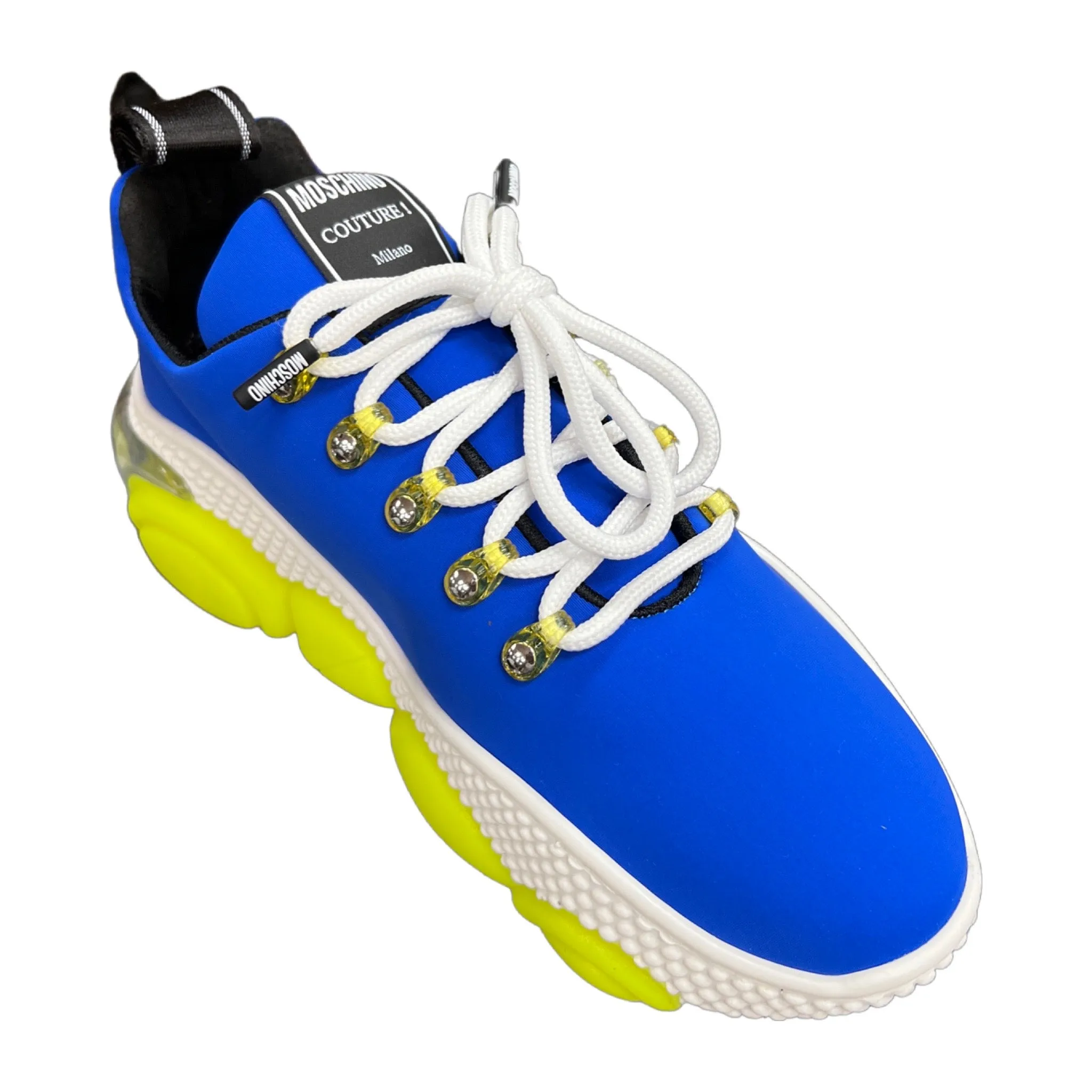 Lycra Bubble Teddy Sneaker In Royal