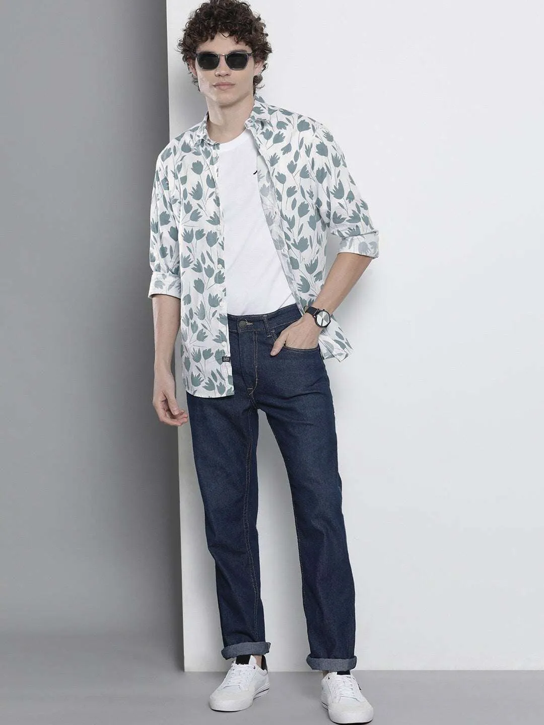 Men Abstract Printed Shirt