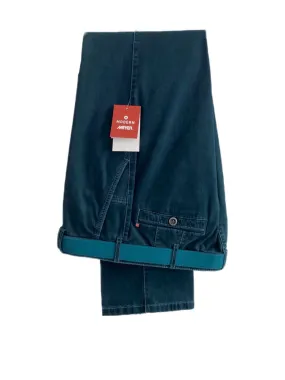 MEYER New York Bottle Green Tapered Trousers