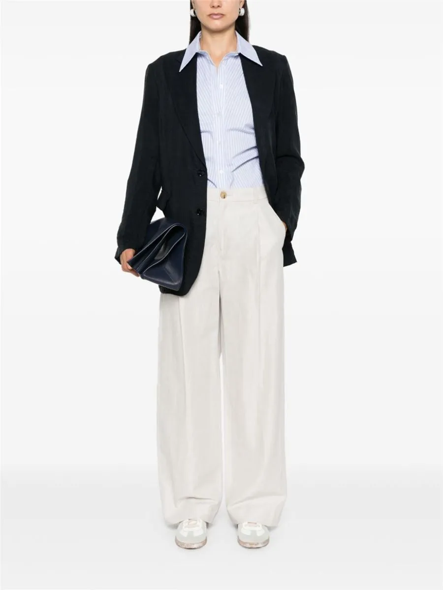 MID-RISE WIDE-LEG TROUSERS