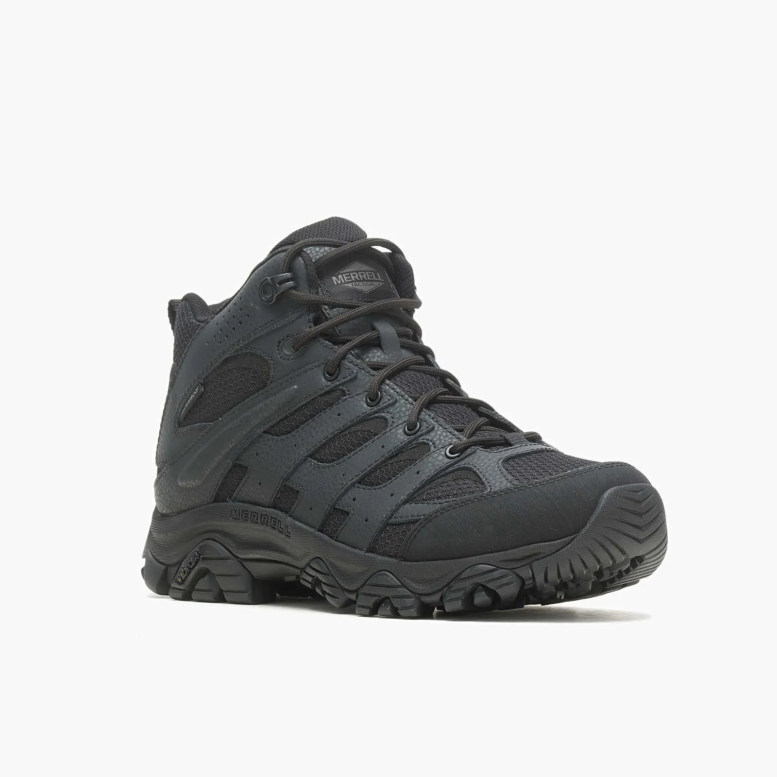 Waterproof Black Tactical Work Boots: MOAB 3 Mid Mens Tactical.