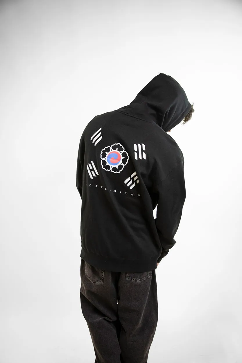 MUGUNGHWA FLAG HOODIE (BLACK)