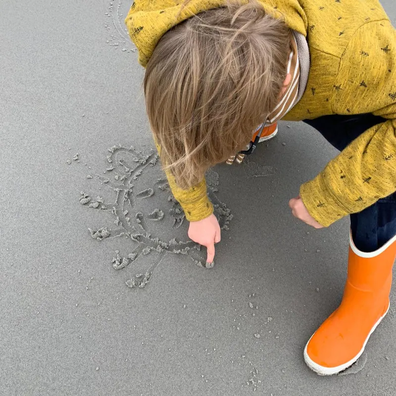 Orange Wellington Boots - Beppo