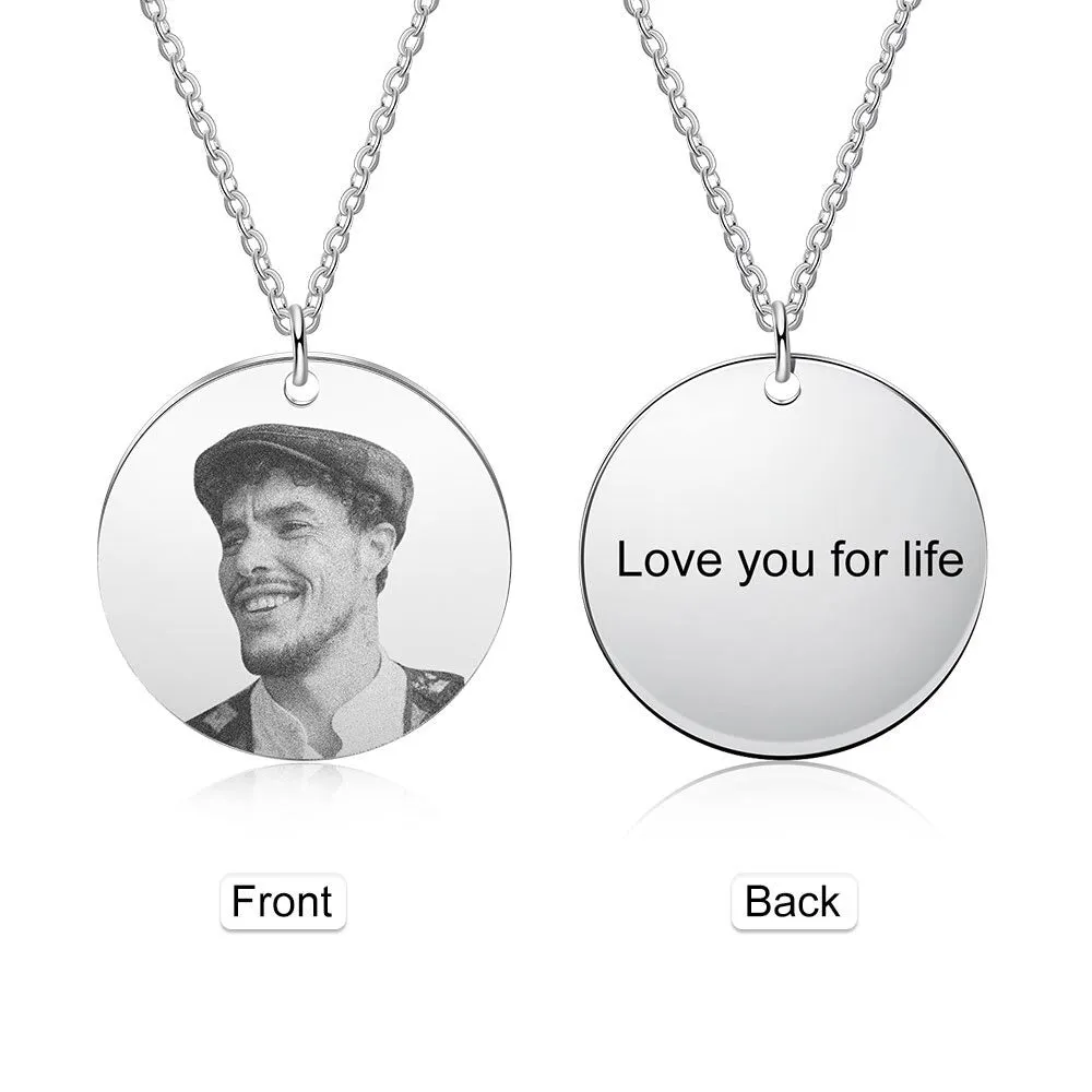 Personalized Photo Necklaces for Men