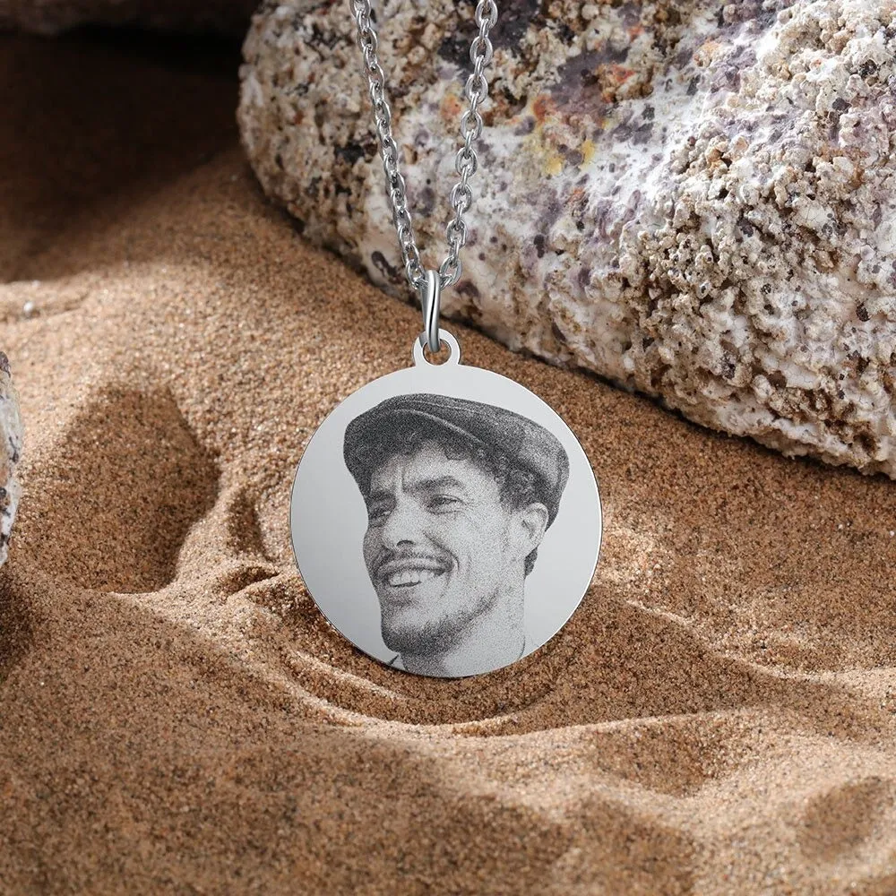 Personalized Photo Necklaces for Men