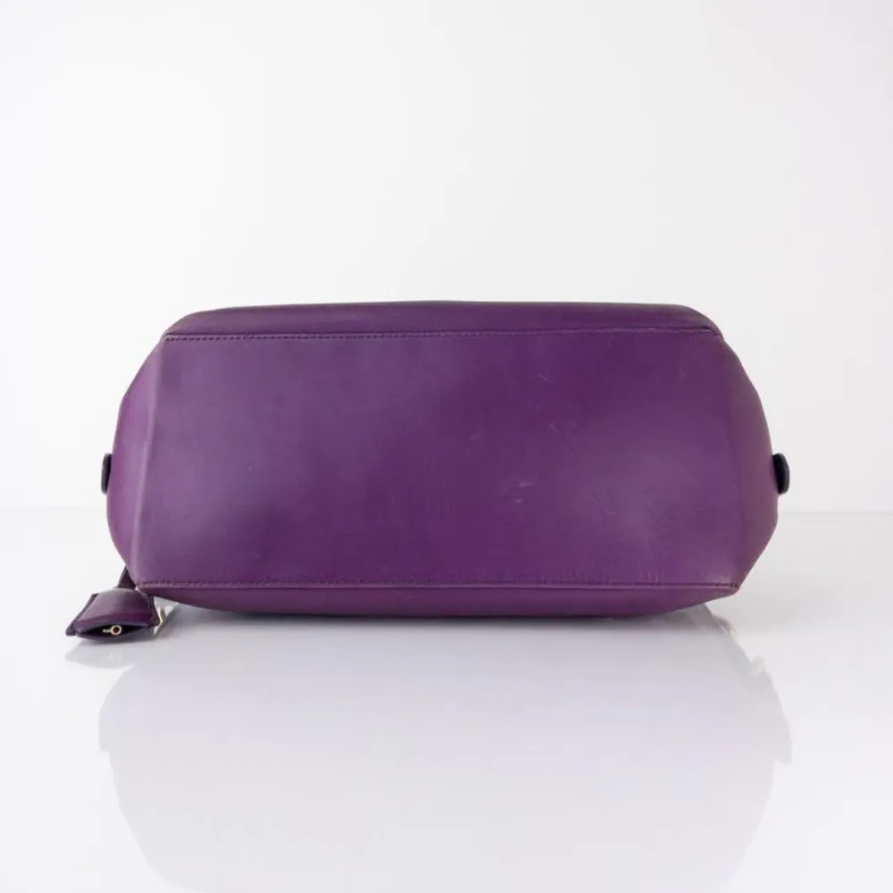 (Pre Owned) Salvatore Ferragamo Fiamma Crossbody - Purple