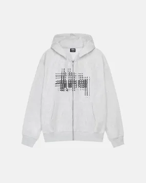 REFRACTED ZIP HOODIE