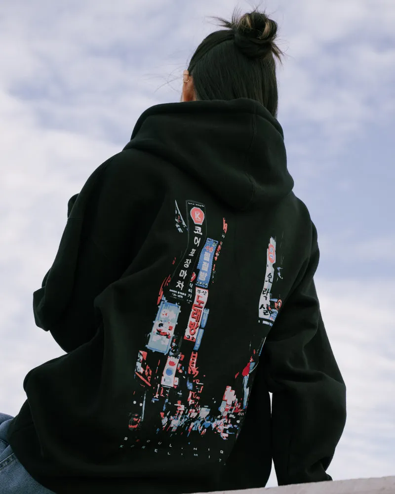 SEOUL NIGHT HOODIE (BLACK)