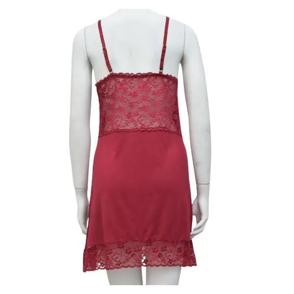 Short Lace Nighty For Women