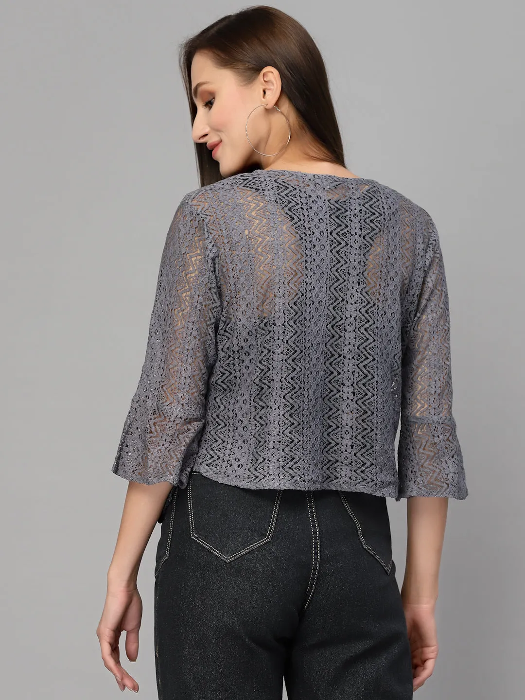 Style Quotient Women Grey Shrug