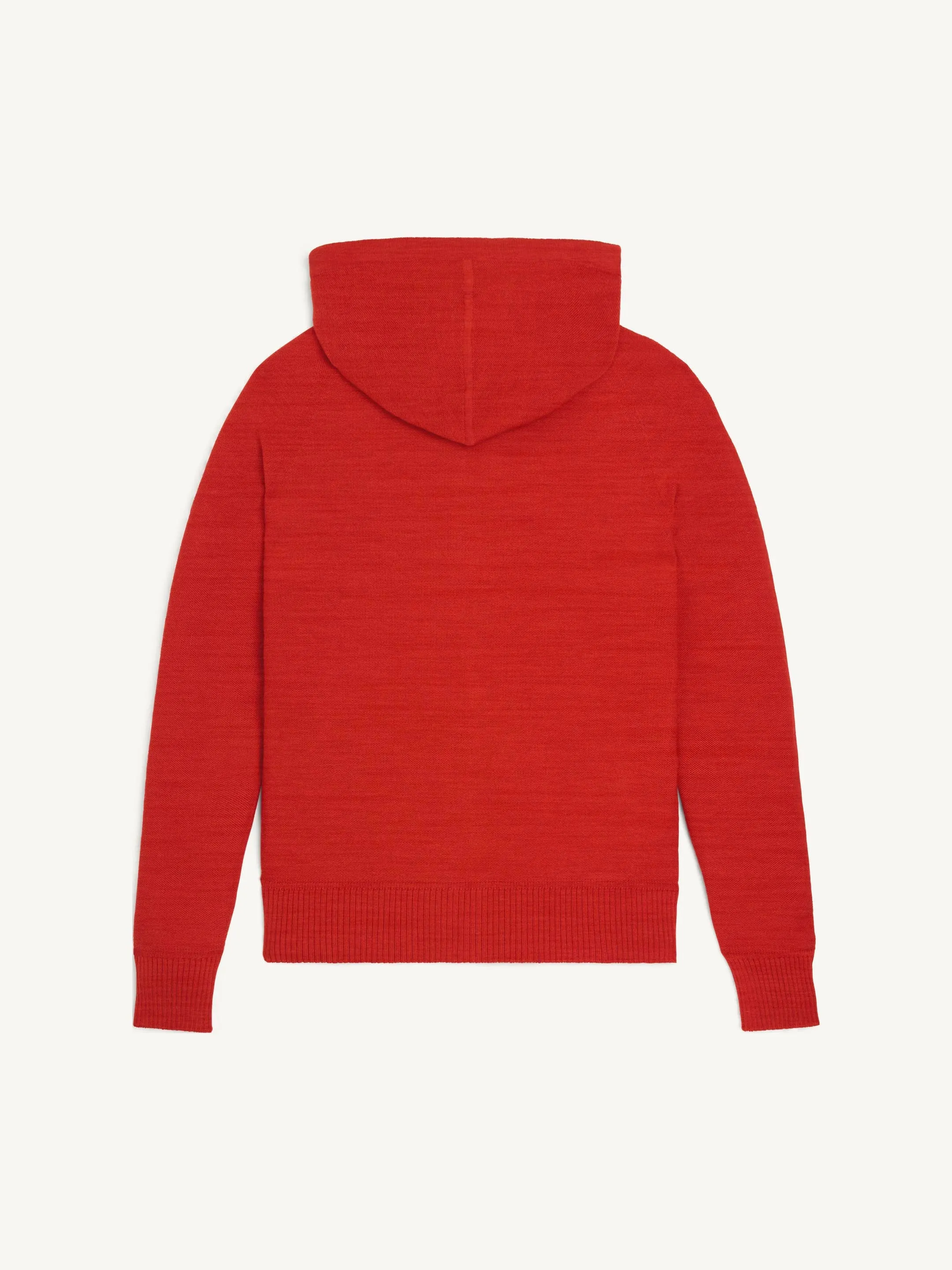 The Zip Hoodie - Tomato Red