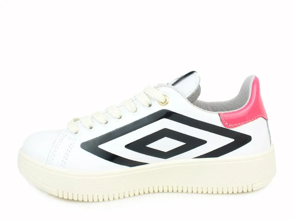 UMBRO Sneaker Bianco Nero Rosa RFP37021S