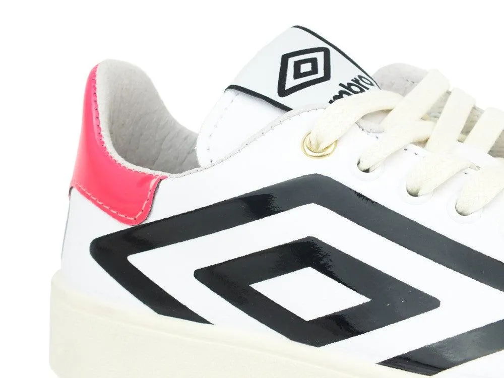 UMBRO Sneaker Bianco Nero Rosa RFP37021S