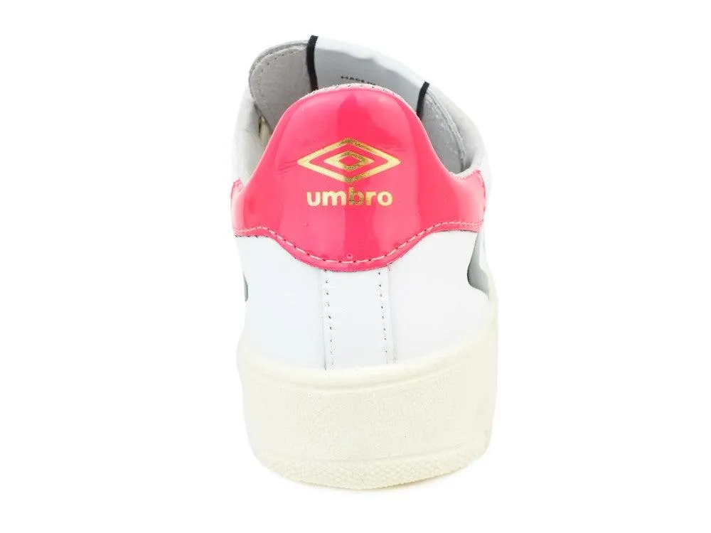 UMBRO Sneaker Bianco Nero Rosa RFP37021S