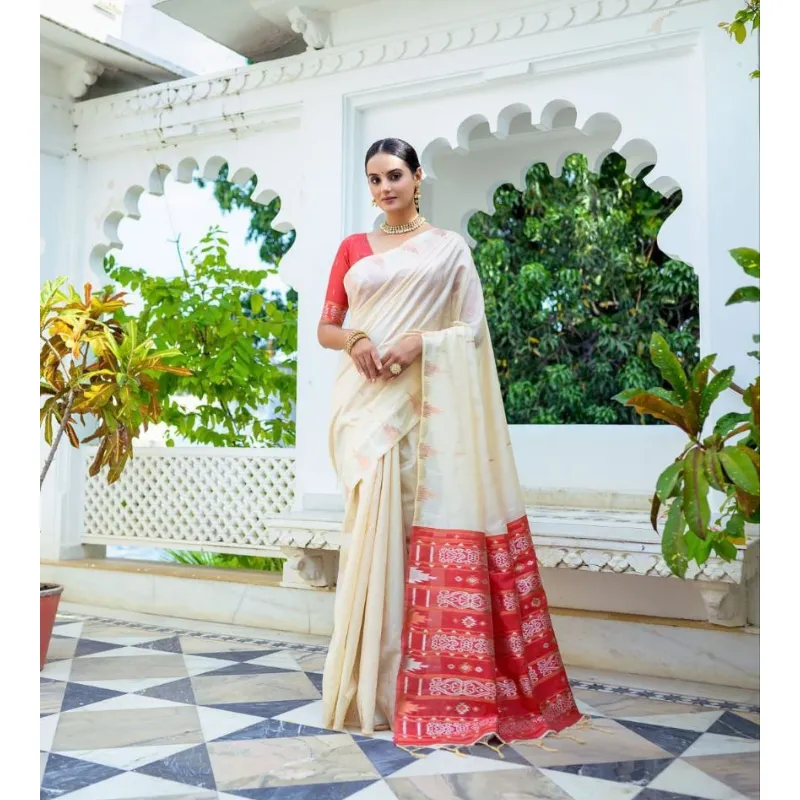 Women Soft Tussar Silk Sarees