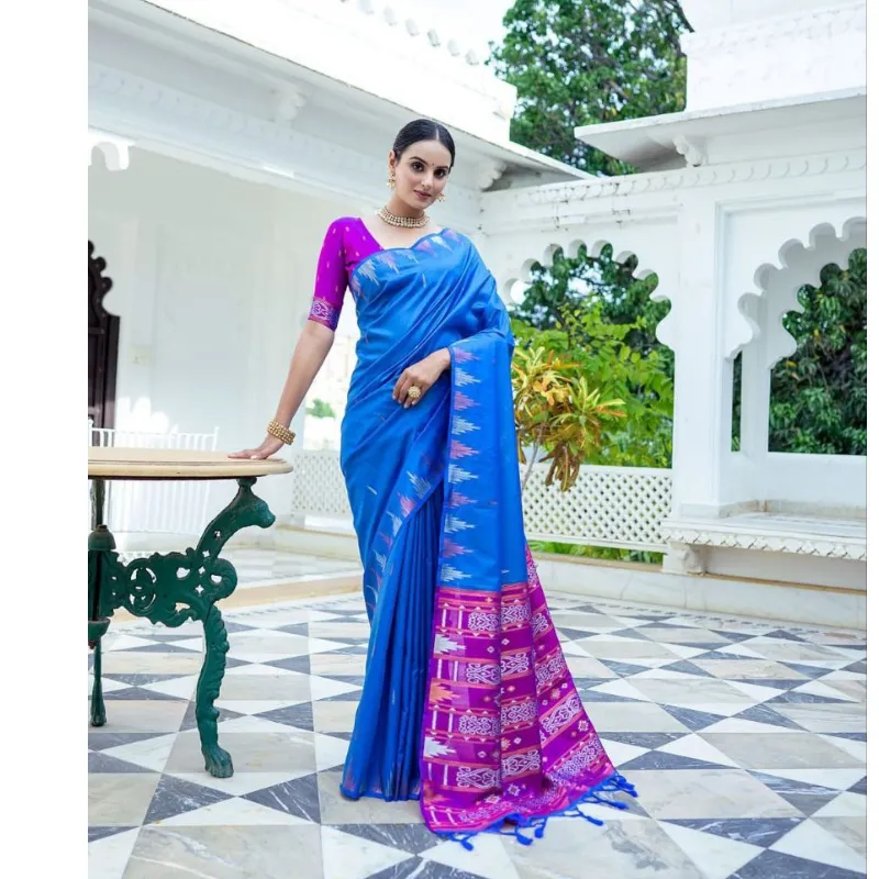 Women Soft Tussar Silk Sarees