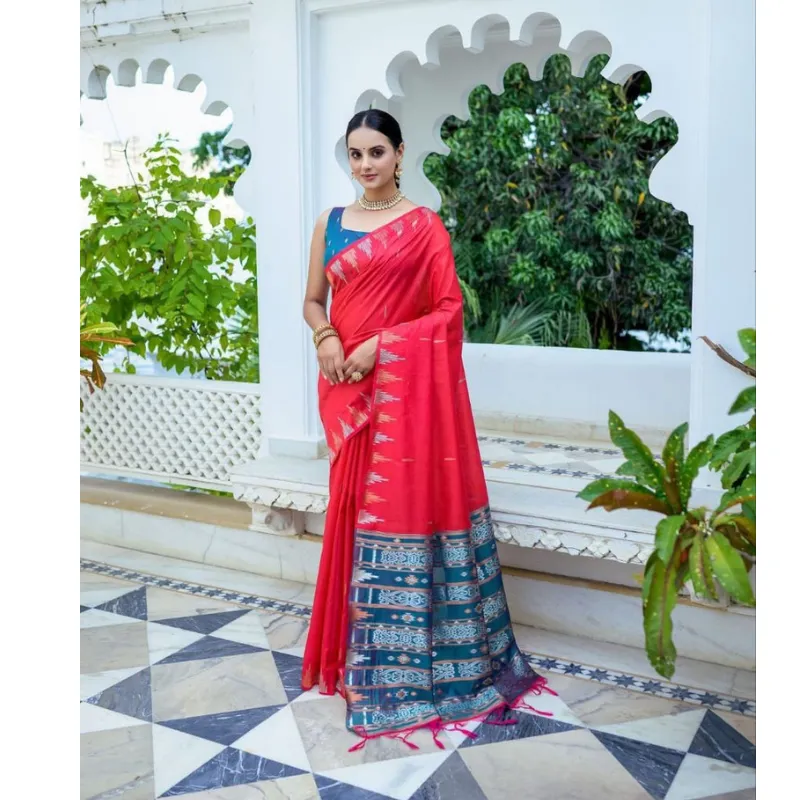 Women Soft Tussar Silk Sarees