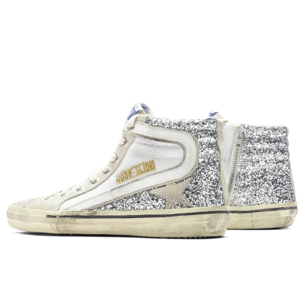 Women's Slide Sneaker - Silver/White/Marble