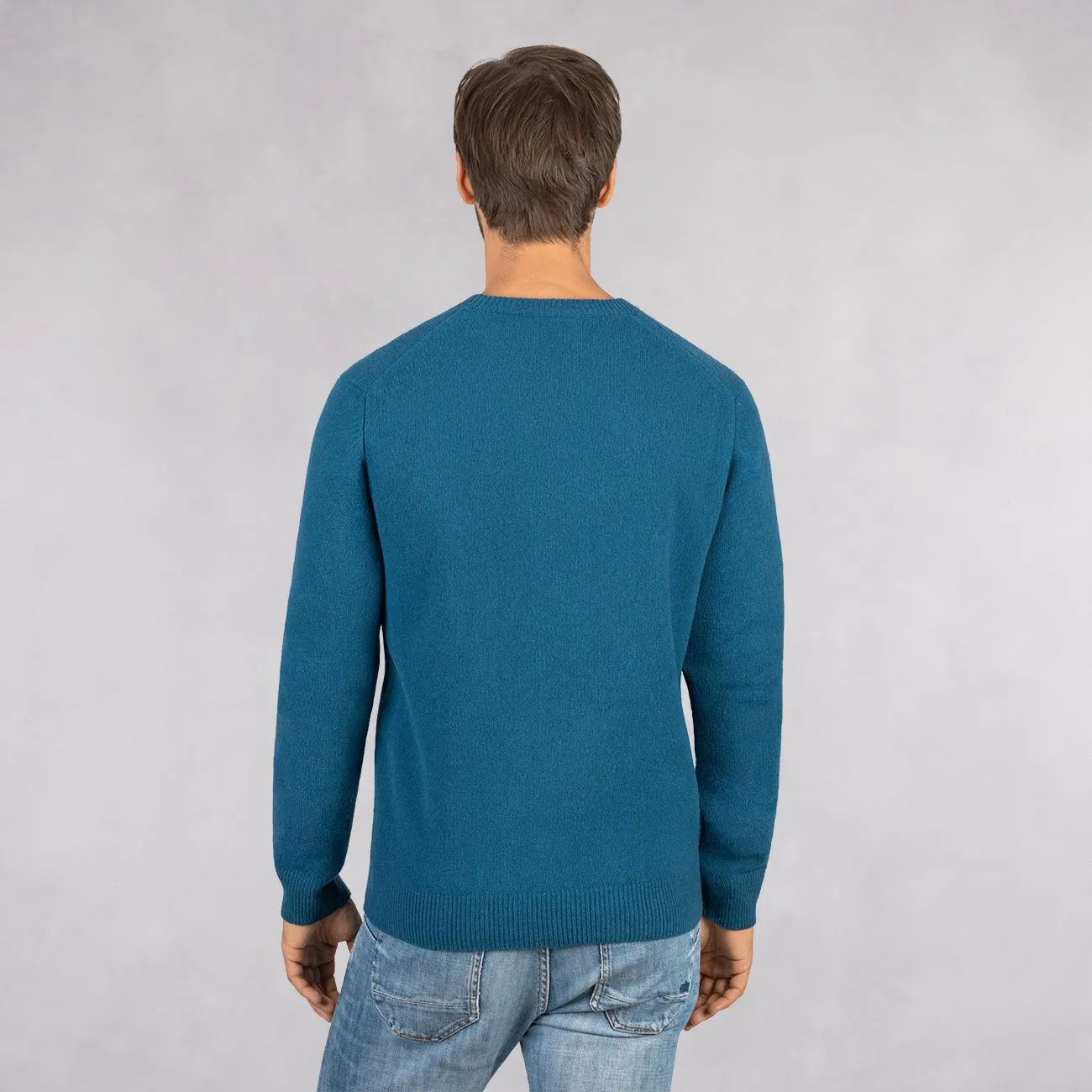 Wool Pullover Round Neck Men