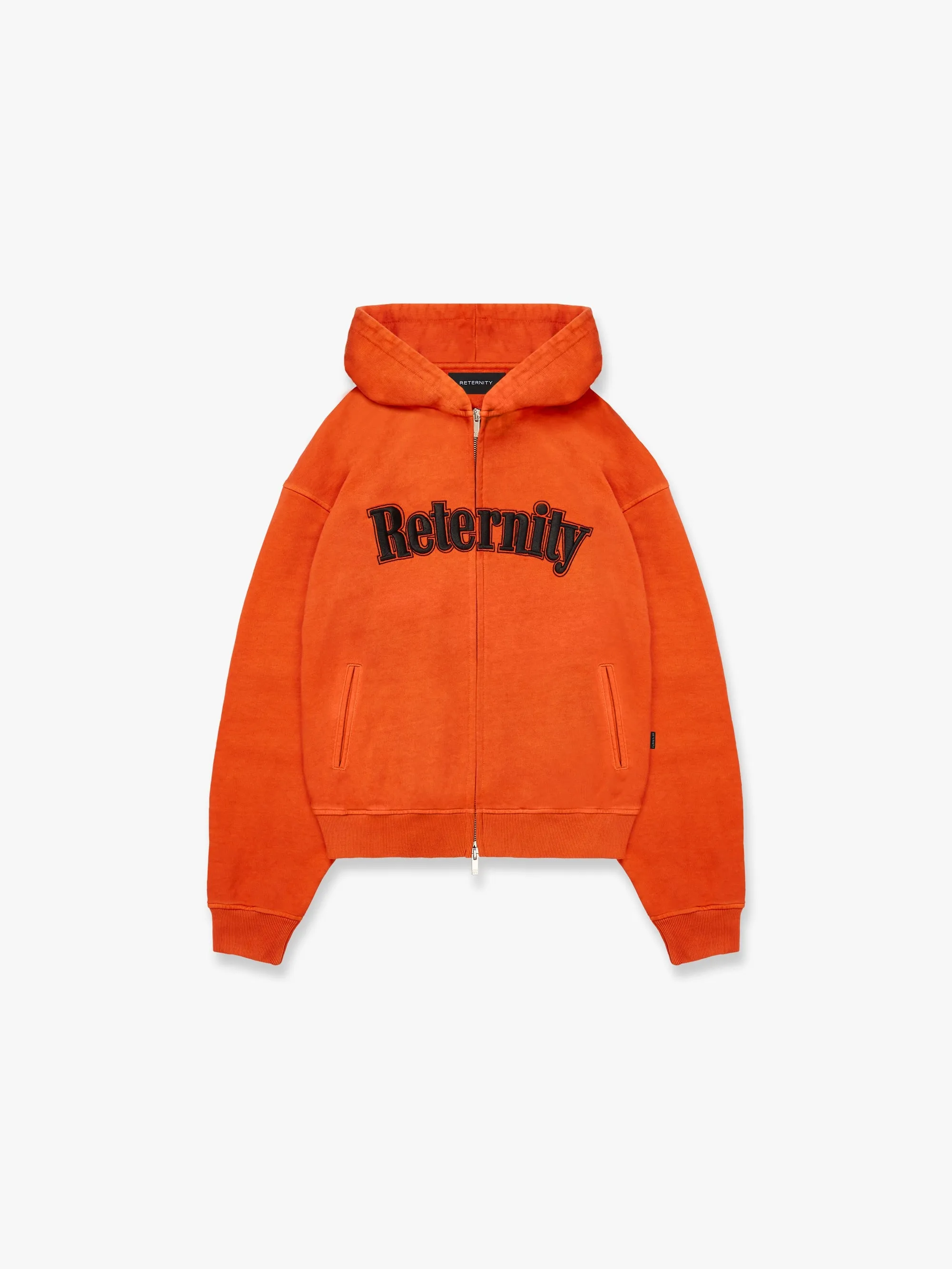 ZIP HOODIE ‘ATELIER HOMME’ - ORANGE